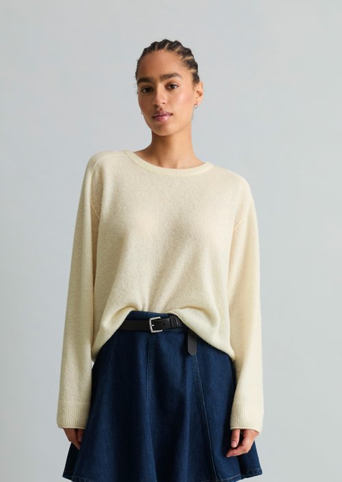 Oversized sweater — White Blush