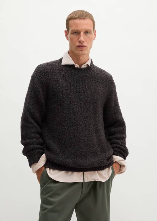 Pullover oversized Wooden Earth in Frontalansicht