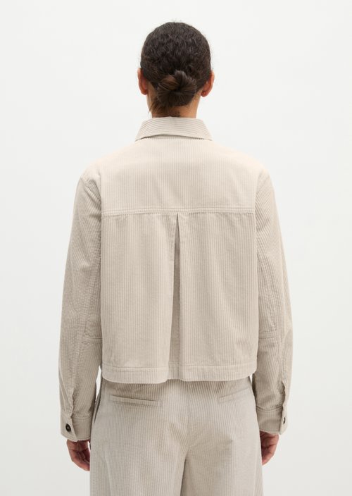 Corduroy overshirt regular — Natural