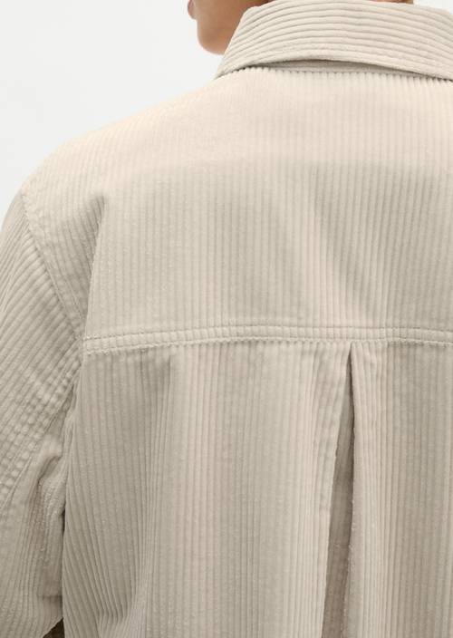 Corduroy overshirt regular Natural in detail view