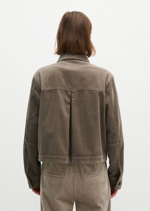 Corduroy overshirt regular — Stone Taupe