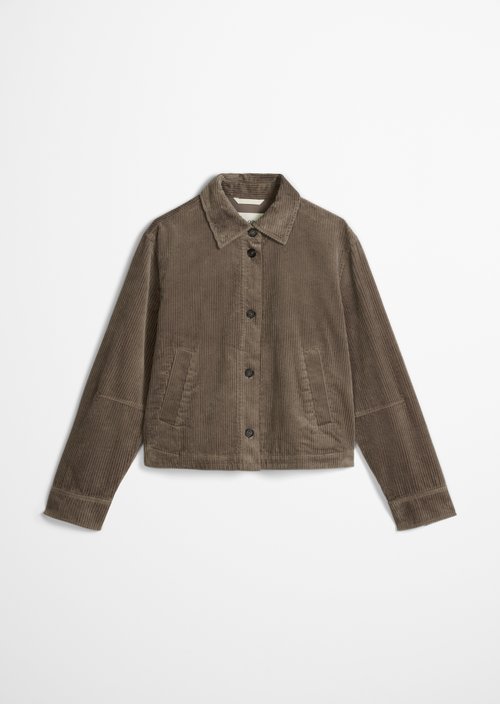 Corduroy overshirt regular — Stone Taupe