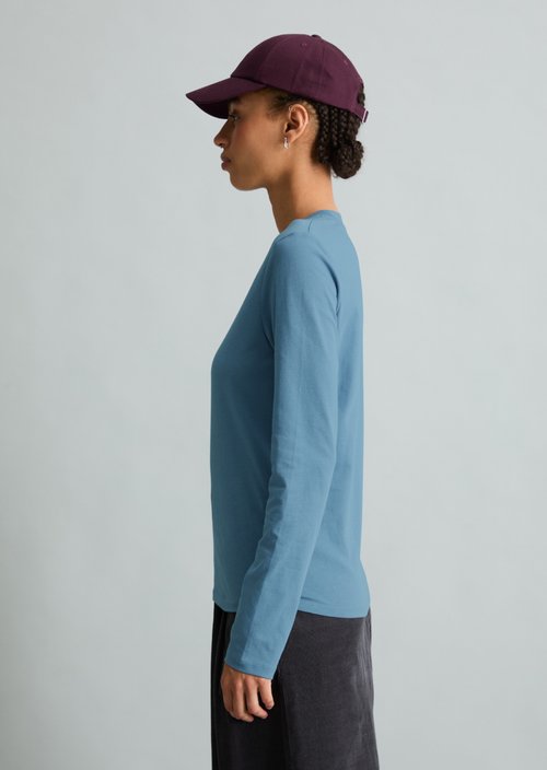 Basic Long-Sleeve Shirt, Regular Fit — Fall Sky