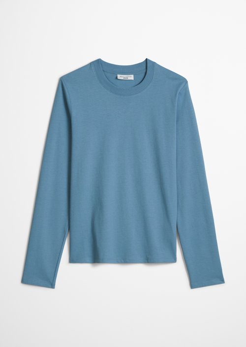 Basic Long-Sleeve Shirt, Regular Fit — Fall Sky