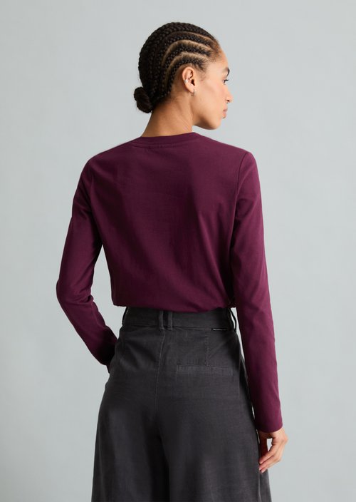 Basic Long-Sleeve Shirt, Regular Fit — Mahagony Jam