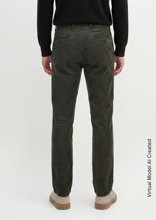 Cord Pants, Model Mads Jogger, Regular Fit — Charcoal