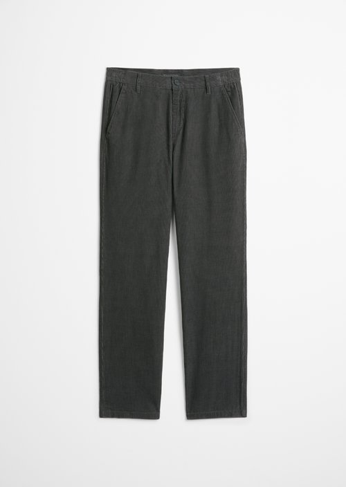 Cord Pants, Model Mads Jogger, Regular Fit — Charcoal