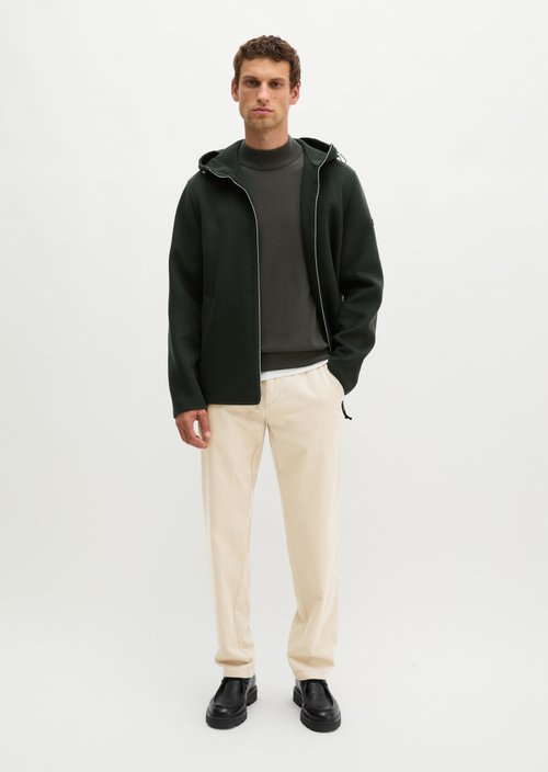 Cord Pants, Model Mads Jogger, Regular Fit — Linen Beige