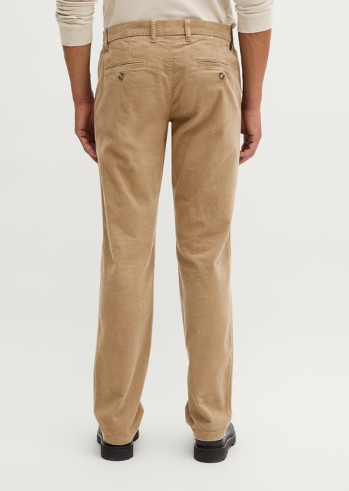 Cord Pants, Model Mads Jogger, Regular Fit — Pale Khaki