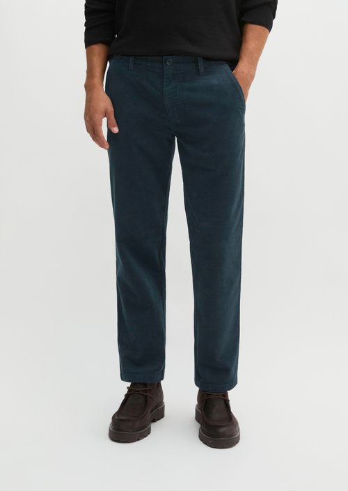 Cord Pants, Model Mads Jogger, Regular Fit — Peppercorn Grey