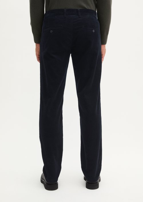 Cord Pants, Model Mads Jogger, Regular Fit — Deep Night Blue