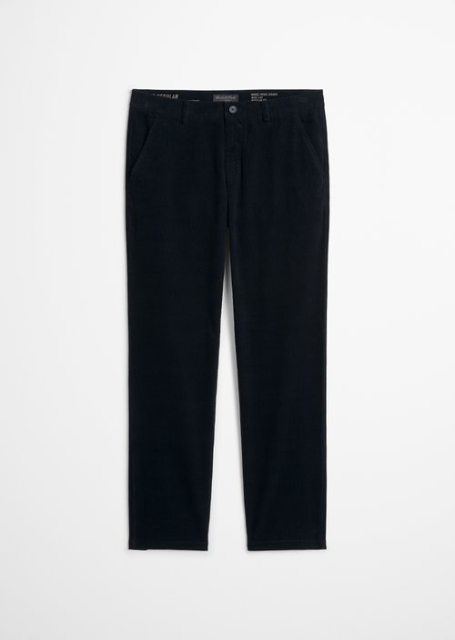 Cord Pants, Model Mads Jogger, Regular Fit — Deep Night Blue