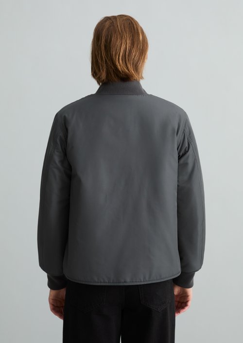 Reversible Blouson, Regular Fit — Light Graphite