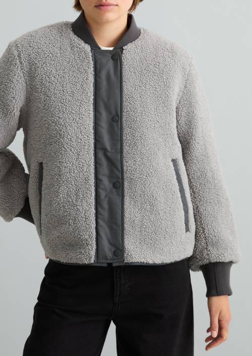 Wendeblouson regular Light Graphite in Detailansicht