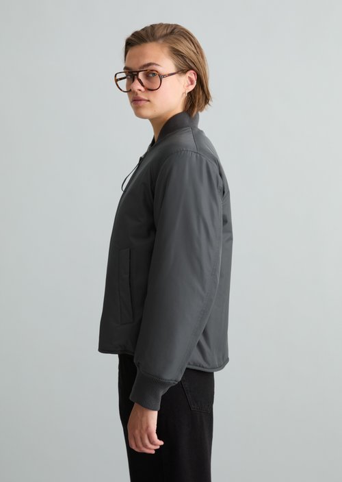 Reversible Blouson, Regular Fit — Light Graphite