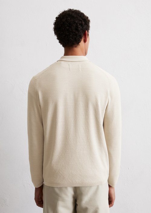 Regular knit overshirt — Misty Grey