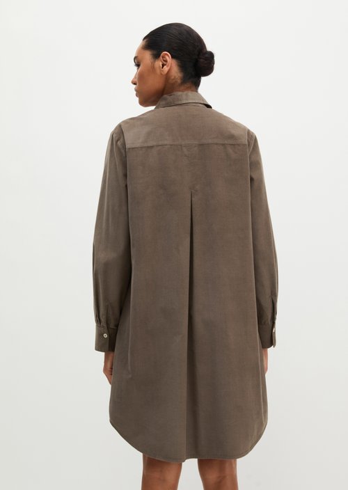 Shirt dress wide — Stone Taupe