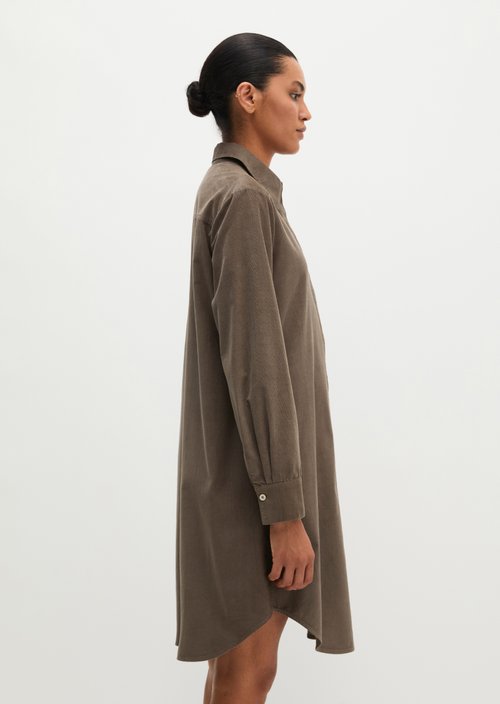 Shirt dress wide — Stone Taupe