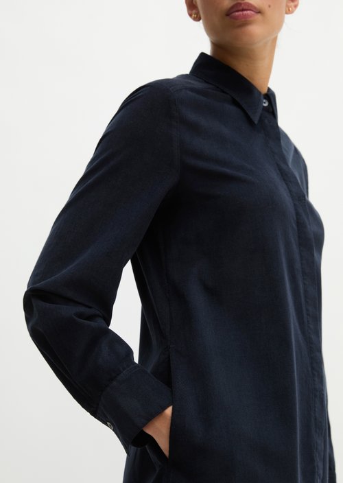 Shirt dress wide — Martime Blue