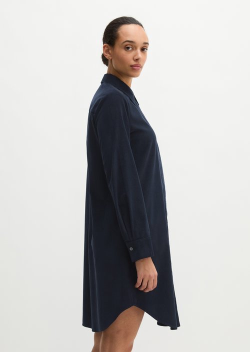 Shirt dress wide — Martime Blue