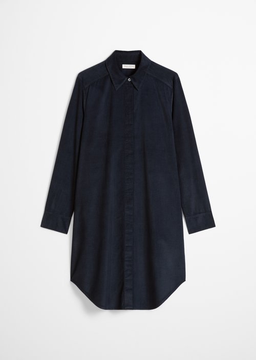 Shirt dress wide — Martime Blue