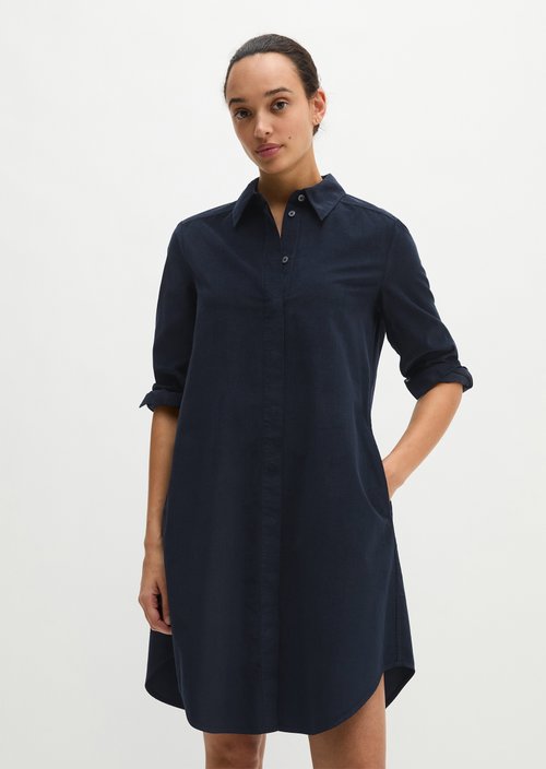 Shirt dress wide — Martime Blue