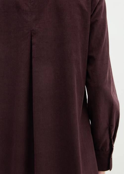 Robe chemisier large Black Cherry en vue détaillée