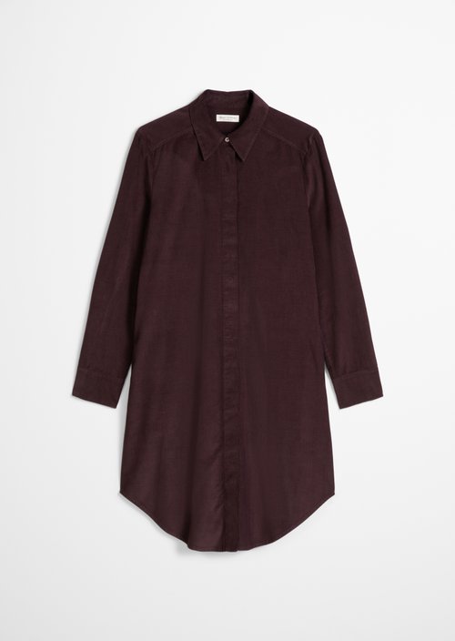 Shirt dress wide — Black Cherry