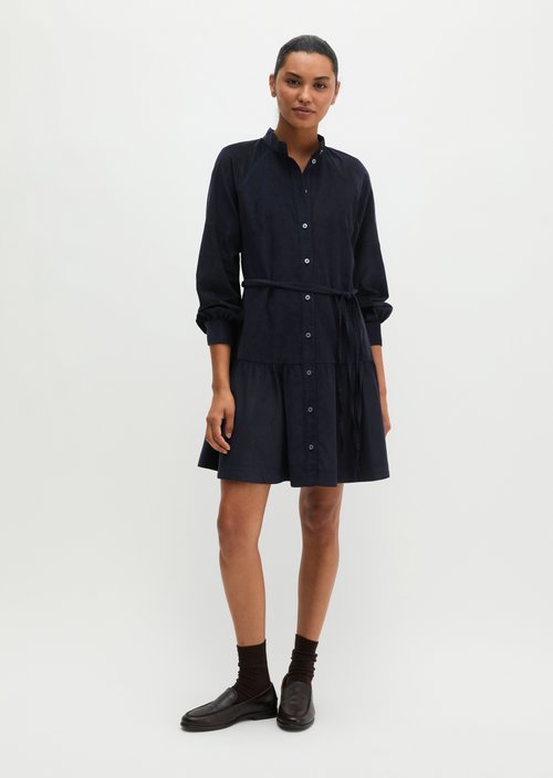 Tiered dress flared — Martime Blue