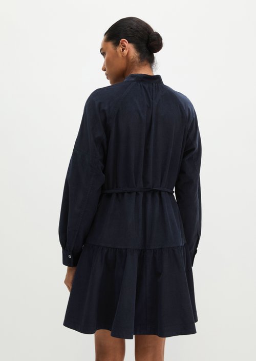 Tiered dress flared — Martime Blue