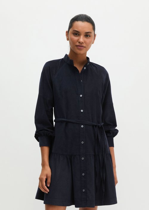 Tiered dress flared — Martime Blue