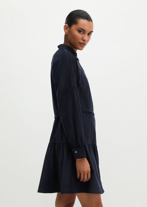 Tiered dress flared — Martime Blue
