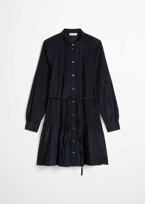 Tiered dress flared — Martime Blue