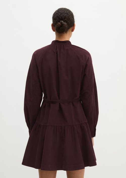 Tiered dress flared — Black Cherry