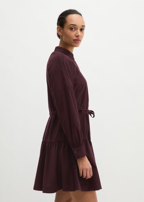 Tiered dress flared — Black Cherry