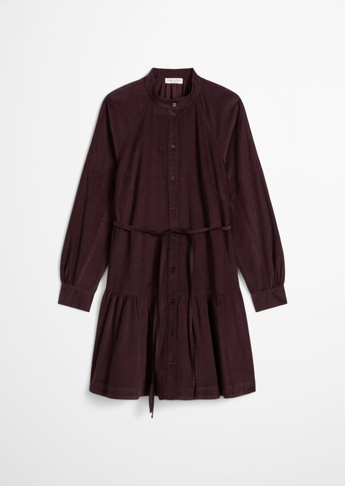Tiered dress flared — Black Cherry