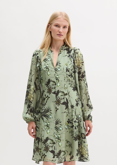 Short A-Line Dress — Light Green