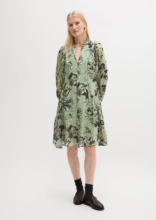 Short A-Line Dress — Light Green