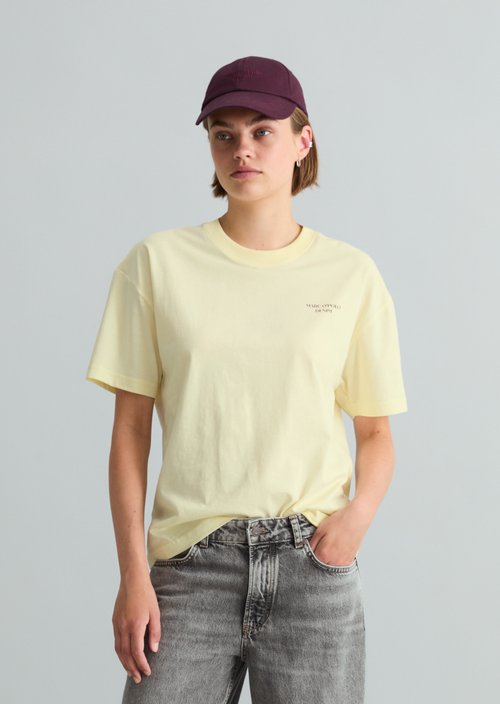 Basic relaxed T-shirt — Butter Yellow