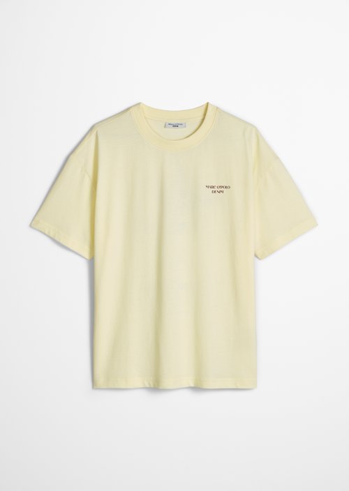 Basic relaxed T-shirt — Butter Yellow
