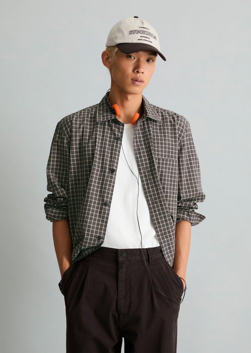 Regular-fit shirt — Dark Beige