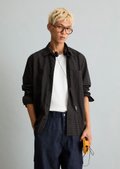 Regular-fit shirt made of checkered organic cotton poplin