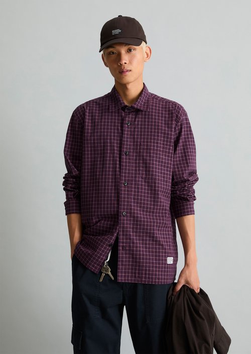 Regular-fit shirt — Dark Purple