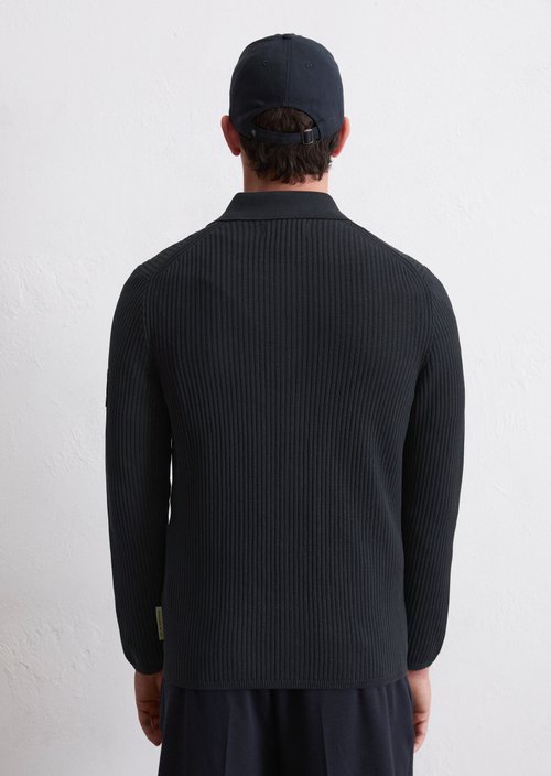 Strickshirt DFB Travel Collection — Deep Night Blue