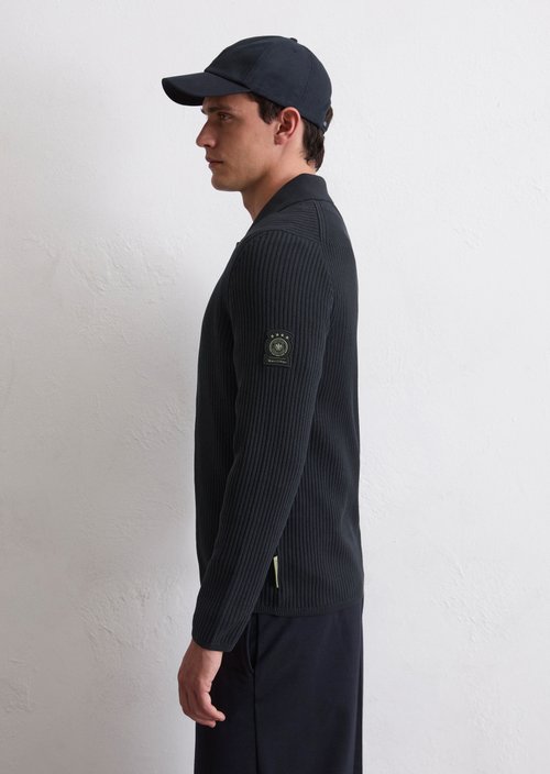 Strickshirt DFB Travel Collection — Deep Night Blue