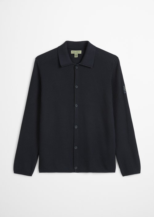 Strickshirt DFB Travel Collection — Deep Night Blue