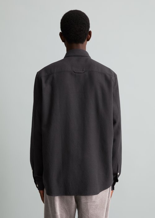 Regular-fit shirt — Black