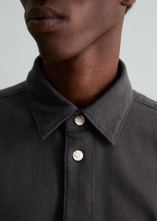 Regular-fit shirt — Black