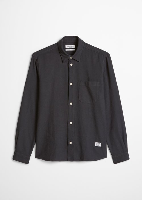 Regular-fit shirt — Black