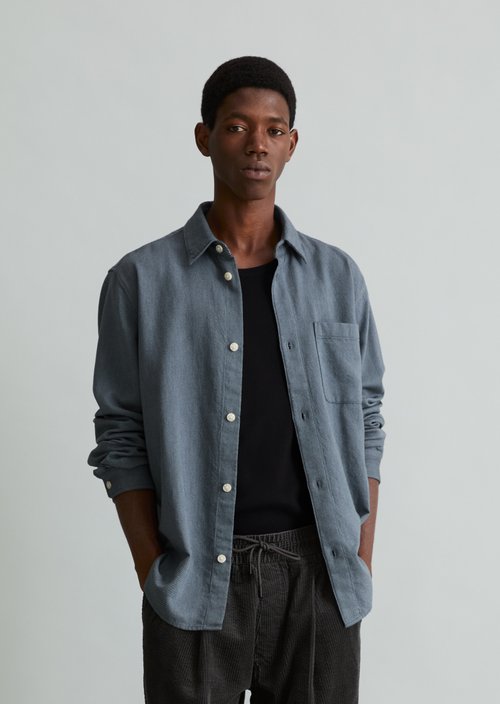 Regular-fit shirt — Medium Blue
